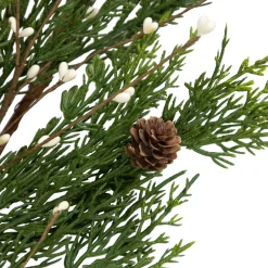 Real Touch™? Cypress and White Grape Berry Artificial Christmas Garland - 6' x 8