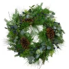 Real Touch™? Eucalyptus and Pine Artificial Christmas Wreath - 28" - Unlit
