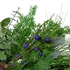 Real Touch™? Eucalyptus and Pine Artificial Christmas Wreath - 28" - Unlit