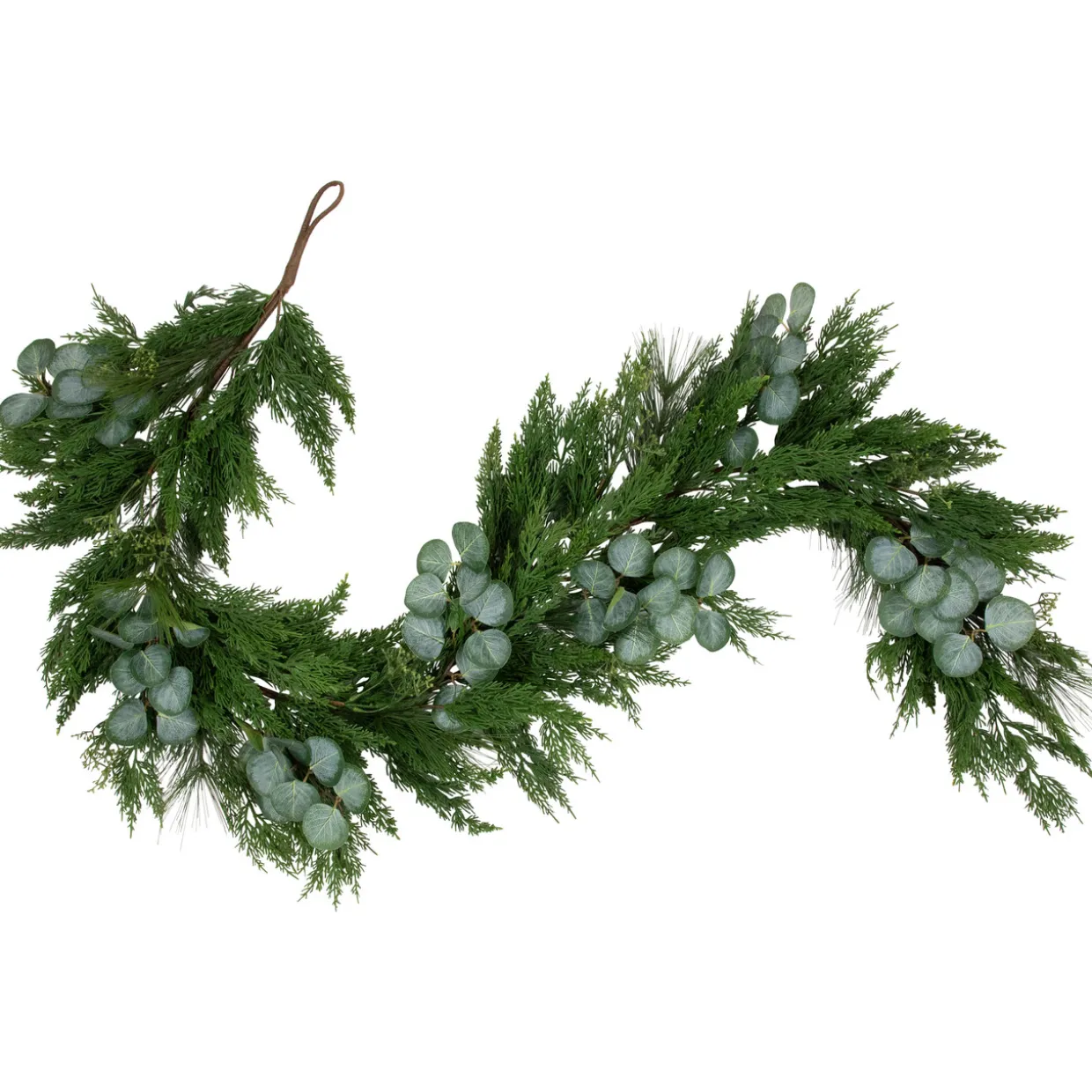 Real Touch™? Eucalyptus and Mixed Pine Artificial Christmas Garland - 6' x 8" - Unlit