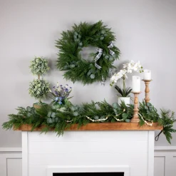Real Touch™? Eucalyptus and Mixed Pine Artificial Christmas Garland - 6' x 8" - Unlit
