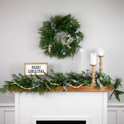Real Touch™? Eucalyptus and Mixed Pine Artificial Christmas Garland - 6' x 8