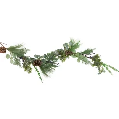 Real Touchâ„¢? Eucalyptus and Pine Artificial Christmas Garland - 5' x 8" - Unlit