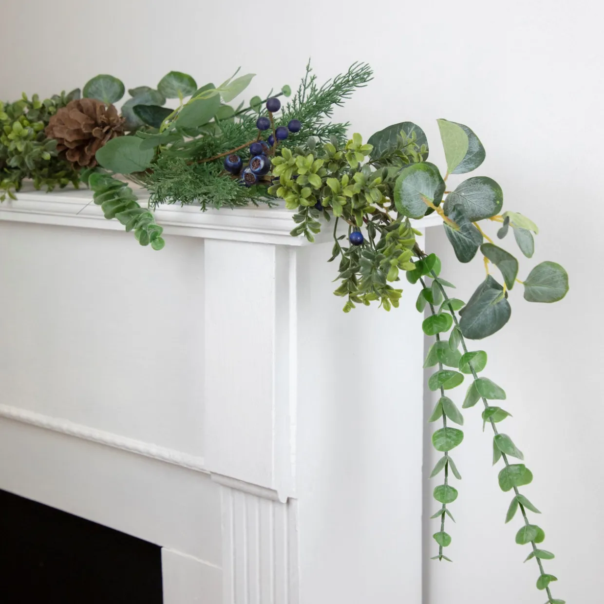 Real Touch™? Eucalyptus and Pine Artificial Christmas Garland - 5' x 8" - Unlit