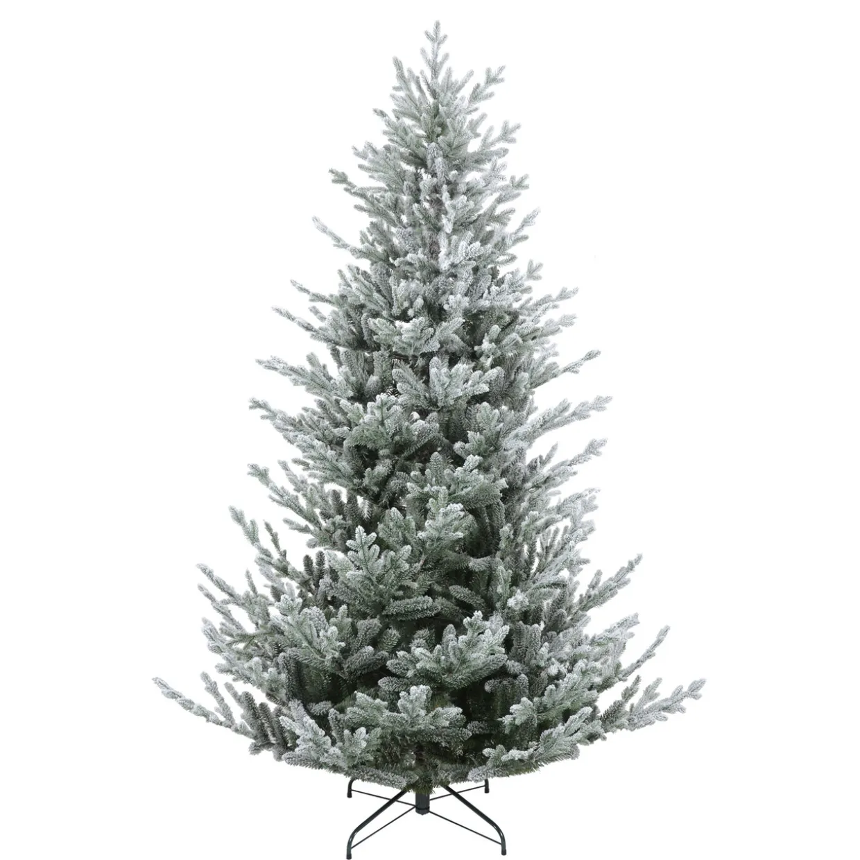 Real Touch™? Flocked Little River Fir Artificial Christmas Tree - Unlit - 7.5'