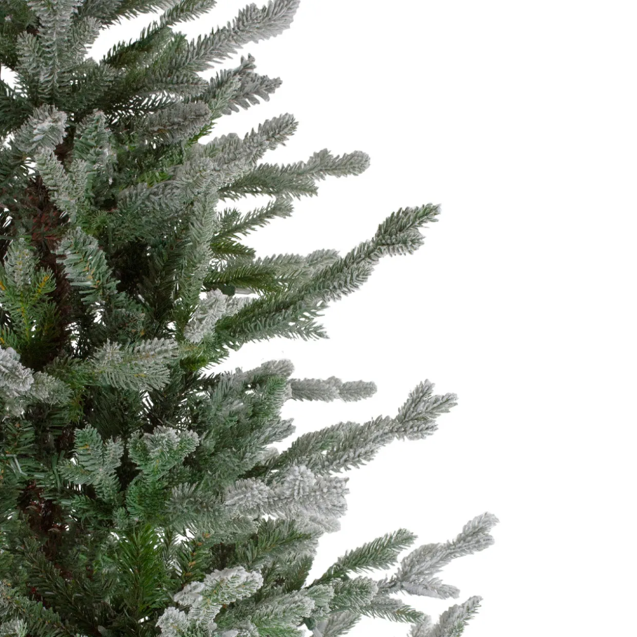 Real Touch™? Flocked Little River Fir Artificial Christmas Tree - Unlit - 7.5'