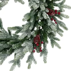 Real Touch™? Flocked Snowcap Grove Fir Artificial Christmas Wreath - 24