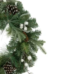 Real Touch™ Frosted Mixed Pine Artificial Christmas Wreath - 24