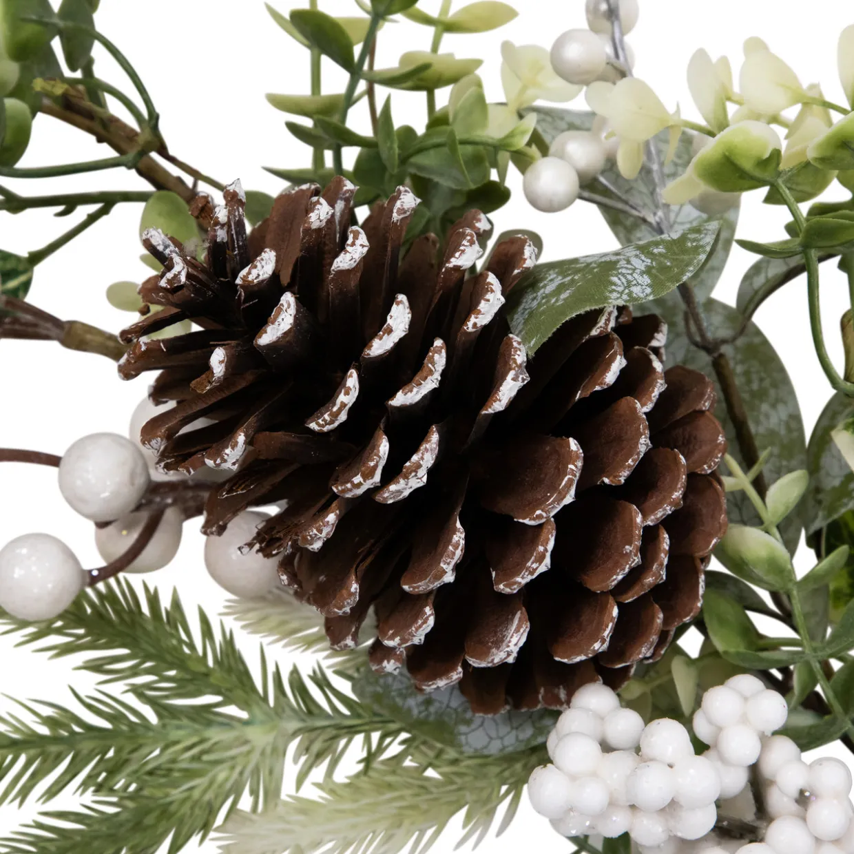 Real Touch™? Frosted Pinecones Artificial Christmas Garland - 5' x 10" - Unlit