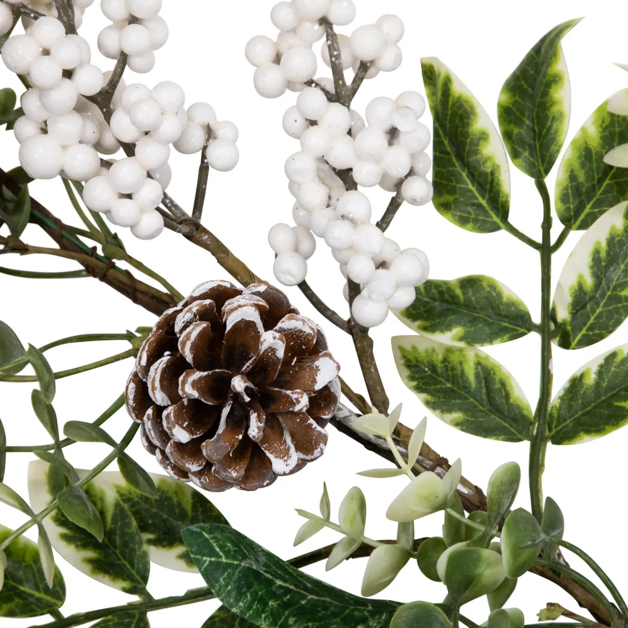 Real Touch™? Frosted Pinecones Artificial Christmas Garland - 5' x 10" - Unlit