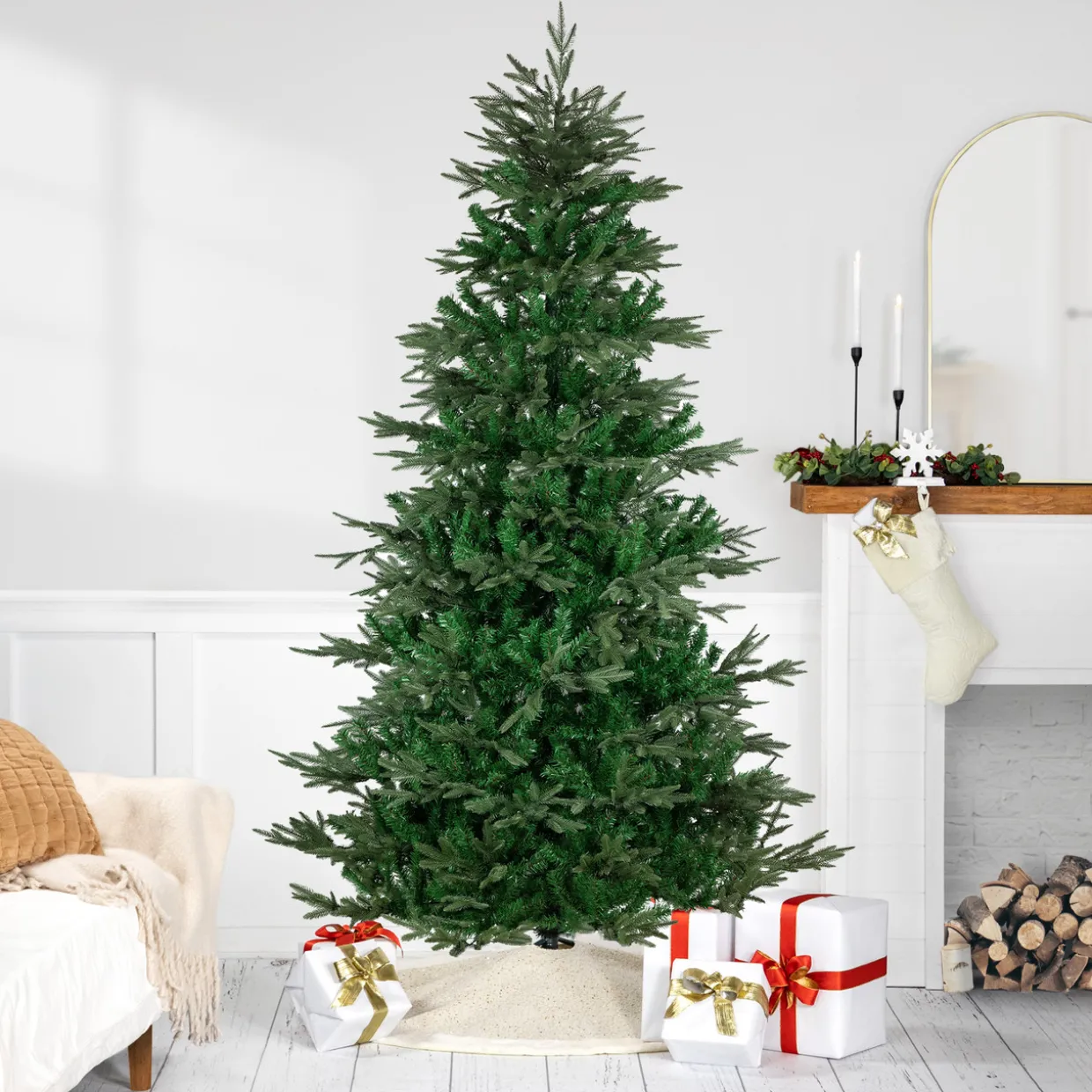 Real Touch™? Full Hudson Fir Artificial Christmas Tree - Unlit - 6.5'