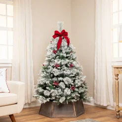 Real Touchâ„¢? Heavily Flocked Whittaker Spruce Full Artificial Christmas Tree - 5' -Unlit