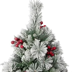 Real Touch™? Heavily Flocked Whittaker Spruce Full Artificial Christmas Tree - 5' -Unlit
