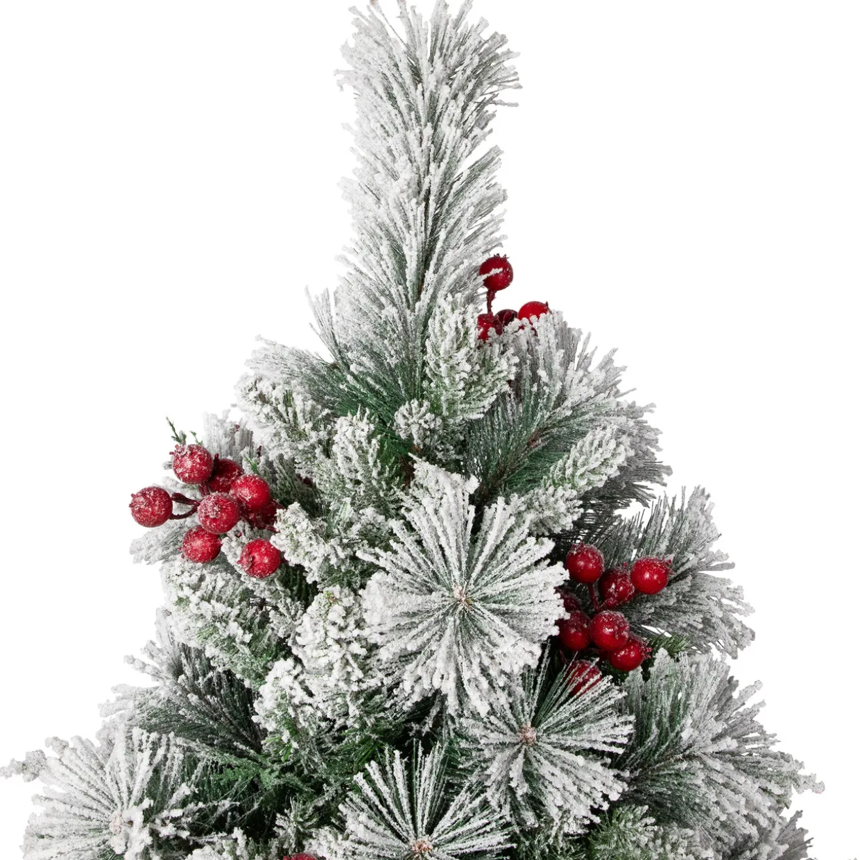 Real Touch™? Heavily Flocked Whittaker Spruce Full Artificial Christmas Tree - 5' -Unlit