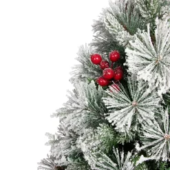 Real Touch™? Heavily Flocked Whittaker Spruce Full Artificial Christmas Tree - 5' -Unlit