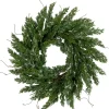 Real Touch™? Iced Cedar Artificial Christmas Wreath - 24" - Unlit
