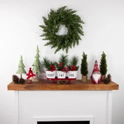 Real Touch™? Iced Cedar Artificial Christmas Wreath - 24