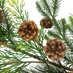 Real Touch™? Jingle Bells and Pinecones Artificial Christmas Garland - 5' x 10