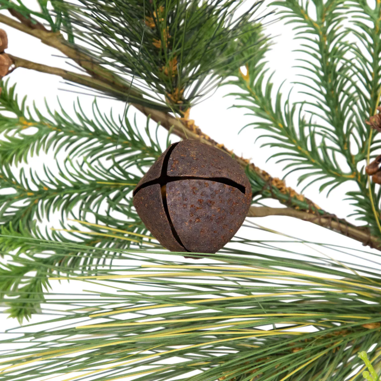 Real Touch™? Jingle Bells and Pinecones Artificial Christmas Garland - 5' x 10" - Unlit