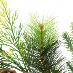 Real Touch™? Jingle Bells and Pinecones Artificial Christmas Garland - 5' x 10