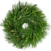 Real Touch™? Pine Sprigs and Winter Foliage Artificial Christmas Wreath - 12" - Unlit