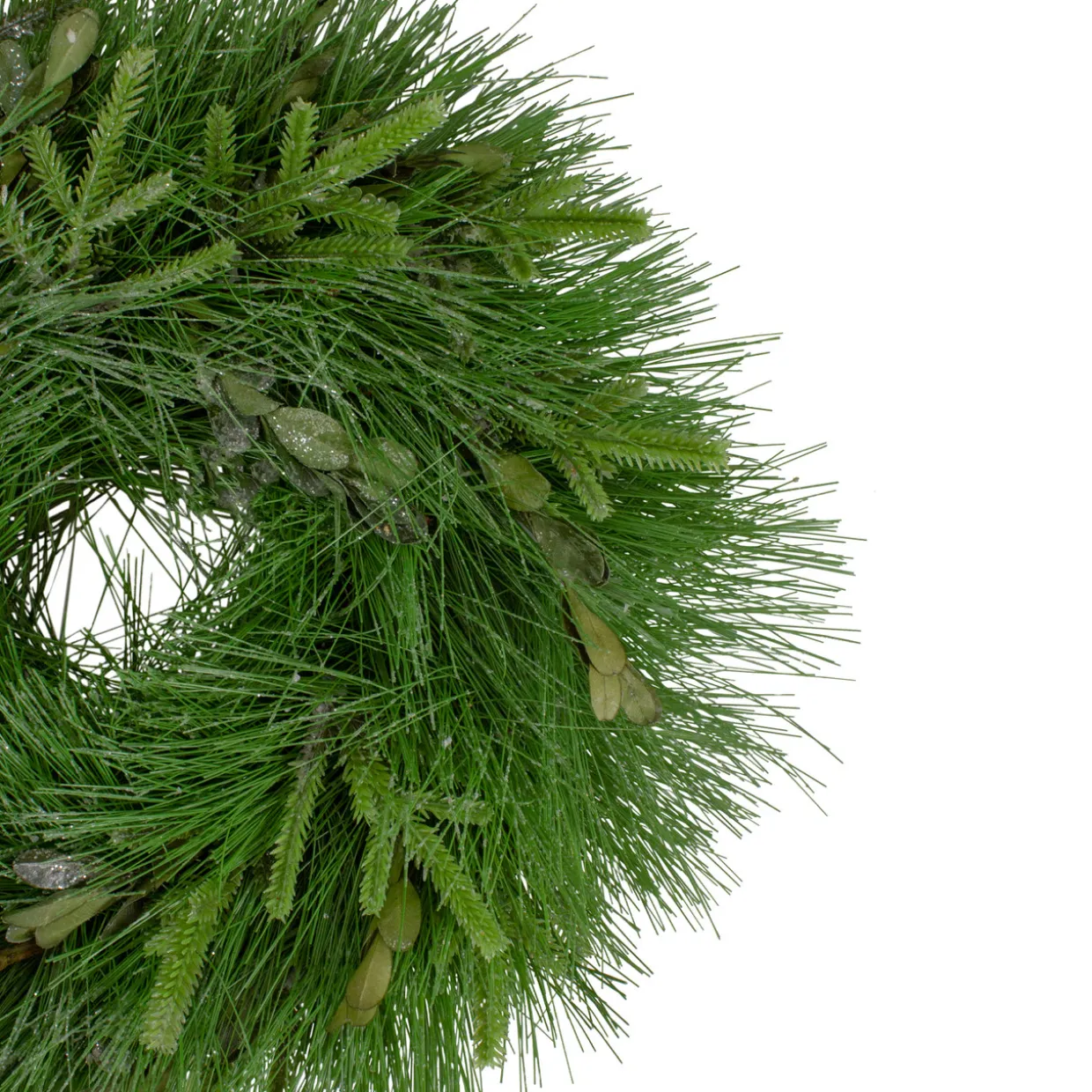 Real Touch™? Pine Sprigs and Winter Foliage Artificial Christmas Wreath - 12" - Unlit