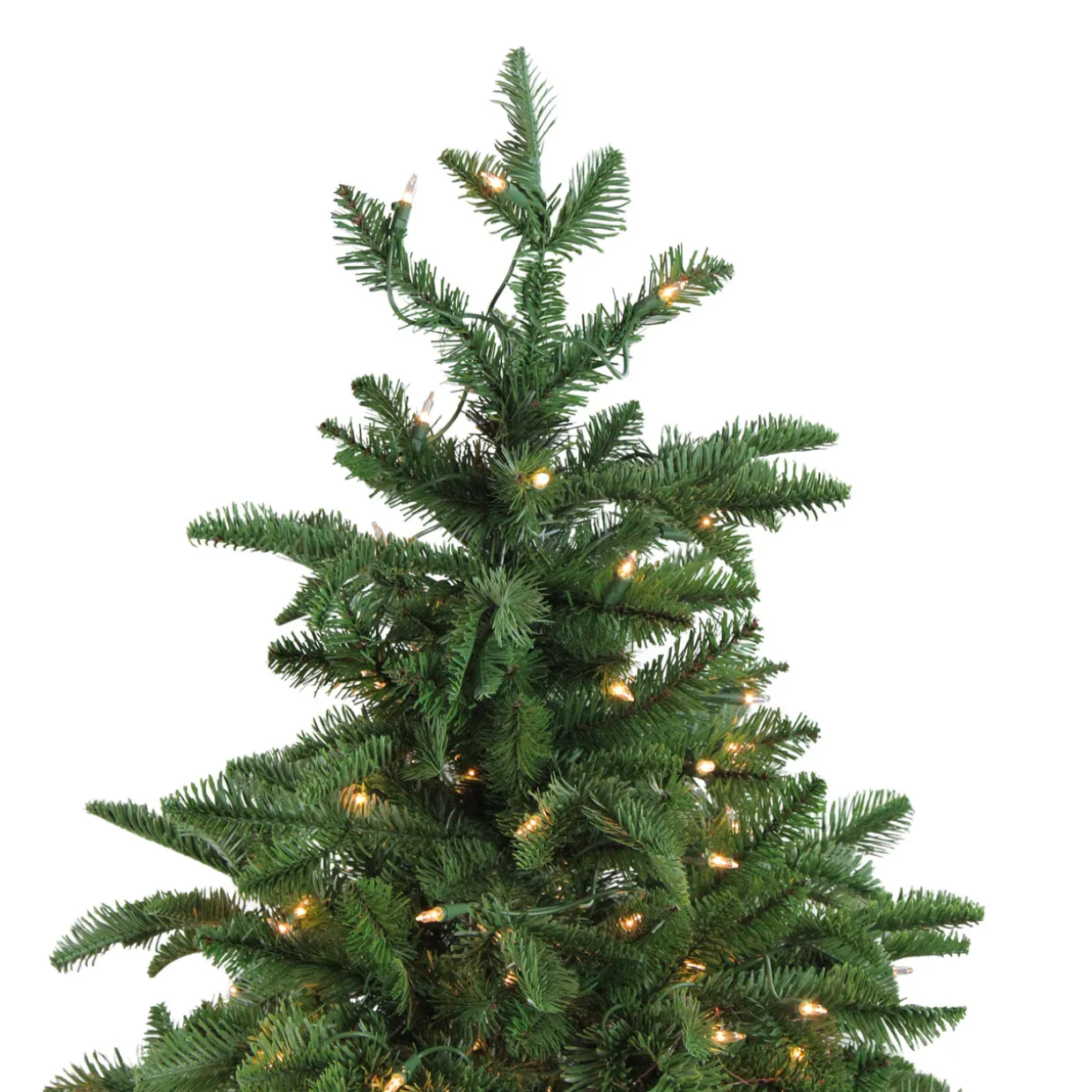 Real Touch™? Potted Sierra Norway Spruce Slim Artificial Christmas Tree - 4.5' - Clear Lights