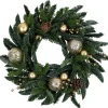 Real Touch™ Pre-Decorated Pine with Pine Cones Artificial Christmas Wreath - 22" - Unlit