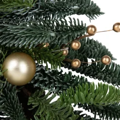 Real Touch™ Pre-Decorated Pine with Pine Cones Artificial Christmas Wreath - 22