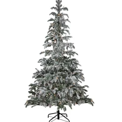 Real Touch™? Pre-Lit Full Flocked Whistler Noble Fir Artificial Christmas Tree - 6.5' - Clear Lights