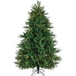 Real Touch™? Pre-Lit Full Juniper Pine Artificial Christmas Tree - 7.5' - Warm White LED