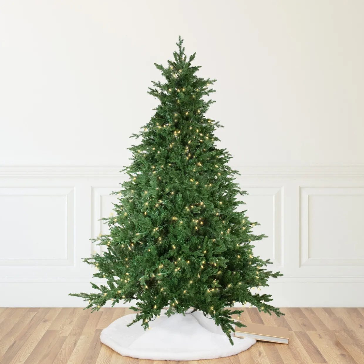 Real Touch™? Pre-Lit Full Minnesota Balsam Fir Artificial Christmas Tree - 6.5' - Warm White LED