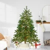 Real Touch™? Pre-Lit Full Northern Pine Artificial Christmas Tree - 6.5' - Clear LED Lights