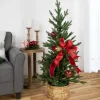 Real Touch™ Pre-Lit Grande Spruce Artificial Potted Christmas Tree - 4' - Clear Lights