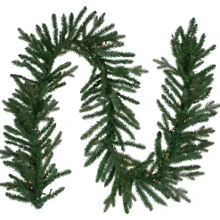 Real Touch™ Pre-Lit Grande Spruce Artificial Christmas Garland - 9' x 14" - Clear Lights