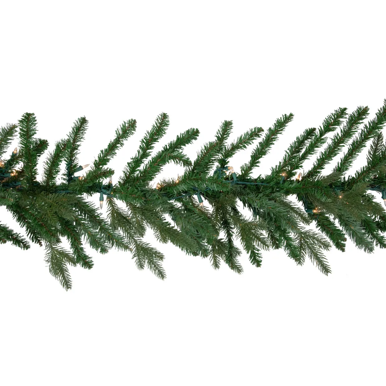 Real Touch™ Pre-Lit Grande Spruce Artificial Christmas Garland - 9' x 14" - Clear Lights