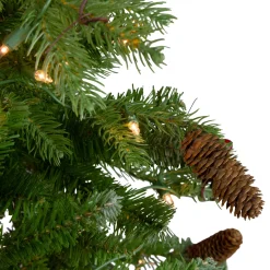 Real Touch™? Pre-Lit Medium Mixed Winter Berry Pine Artificial Christmas Tree - 7.5' - Clear Lights