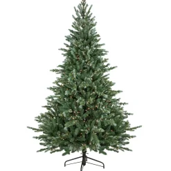 Real Touch™? Pre-Lit Medium Blue Spruce Artificial Christmas Tree - 7' - Clear Lights