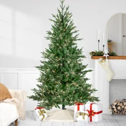 Real Touch™ Pre-Lit Medium Grande Spruce Artificial Christmas Tree - 6' - Clear Lights