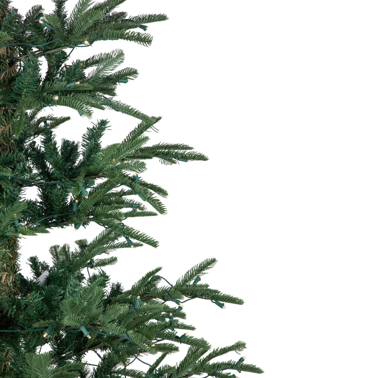 Real Touch™? Pre-Lit Pencil Nordmann Fir Artificial Christmas Tree - 6.5' - Warm Clear LED Lights