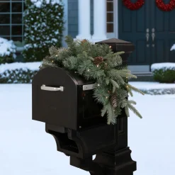 Real Touch™? Pre-lit Pinecone and Mixed Pine Artificial Mailbox Christmas Swag - 36"
