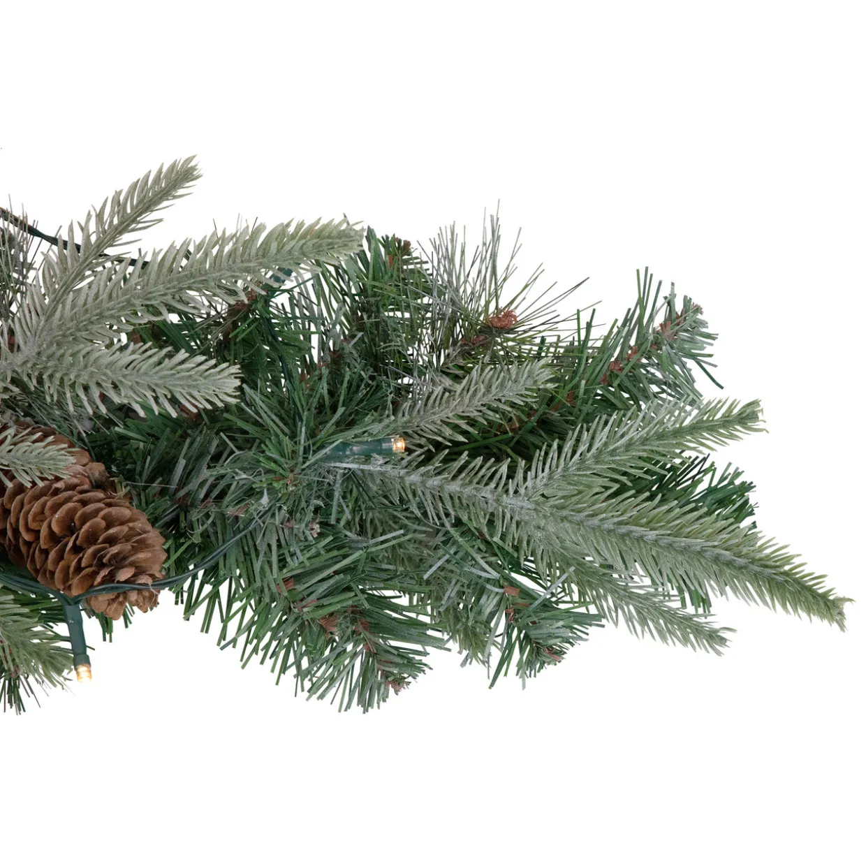 Real Touch™? Pre-lit Pinecone and Mixed Pine Artificial Mailbox Christmas Swag - 36"