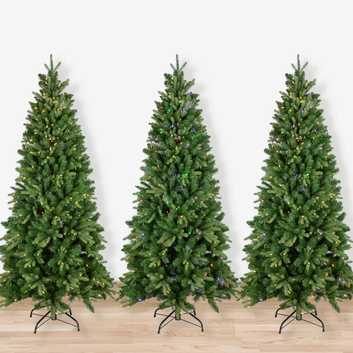 Real Touch™? Pre-Lit Slim Washington Frasier Fir Christmas Tree - 6.5' - Dual Color LED Lights