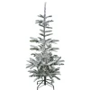 Real Touch™? Slim Flocked Nordmann Fir Artificial Christmas Tree - Unlit - 7.5'