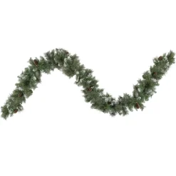 Real Touchâ„¢? Snow Valley Pine Artificial Christmas Garland - Unlit - 9' x 10"