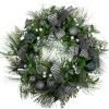 Real Touch™ Winter Foliage and Berries Artificial Christmas Wreath - 24" - Unlit