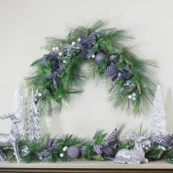 Real Touch™ Winter Foliage and Berries Artificial Christmas Swag - 36" - Unlit