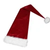 Red and White Extra Long Unisex Adult Christmas Santa Hat Costume Accessory - One Size