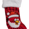 Red Angry Birds Christmas Stocking