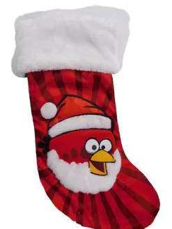 Red Angry Birds Christmas Stocking